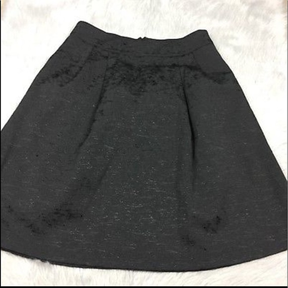 Lands End Textured A-Line Skirt - Picture 2 of 5